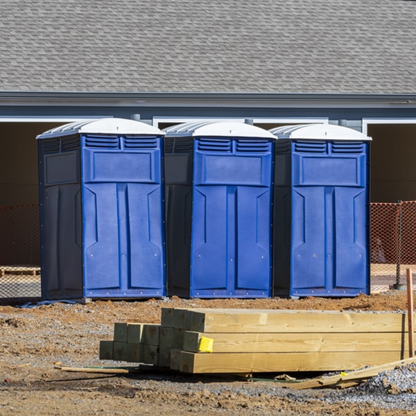 are there any restrictions on where i can place the portable restrooms during my rental period in Hackberry TX